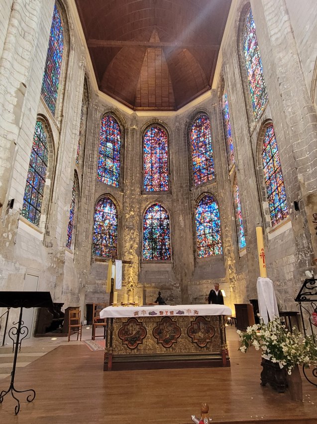 Interior of St. Vulfran's Church, Abbeville, PIcardy, France