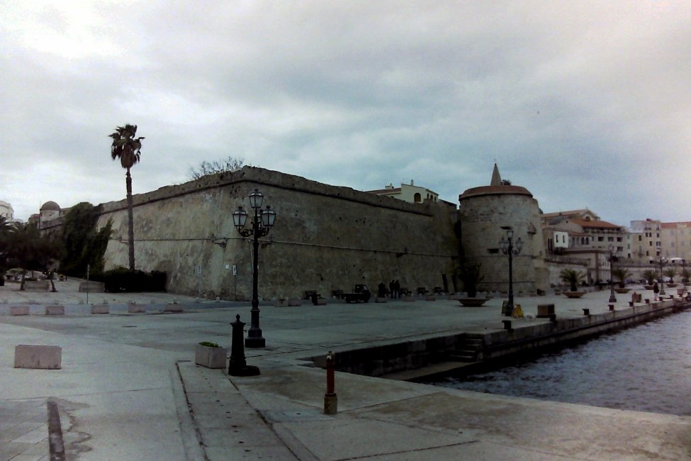 Another view of the Town Walls, Alghero, Sardinia, Italy