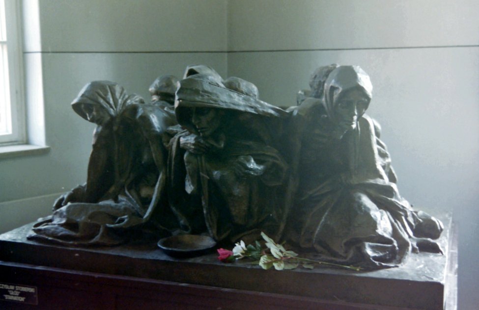 Memorial Statue, Auschwitz II - Birkenau, Poland