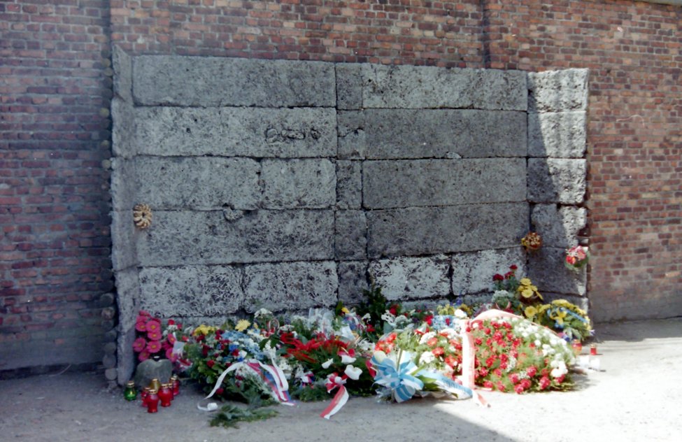 The "Wall of Death", Auschwitz I, Poland