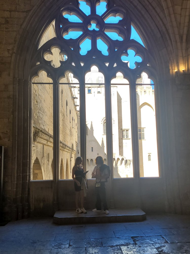 Spectacular Window, Palais des Papes, Avignon, France