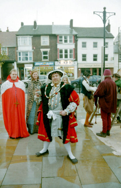 Henry VIII at Dunstable's Tudor Festival, Bedfordshire