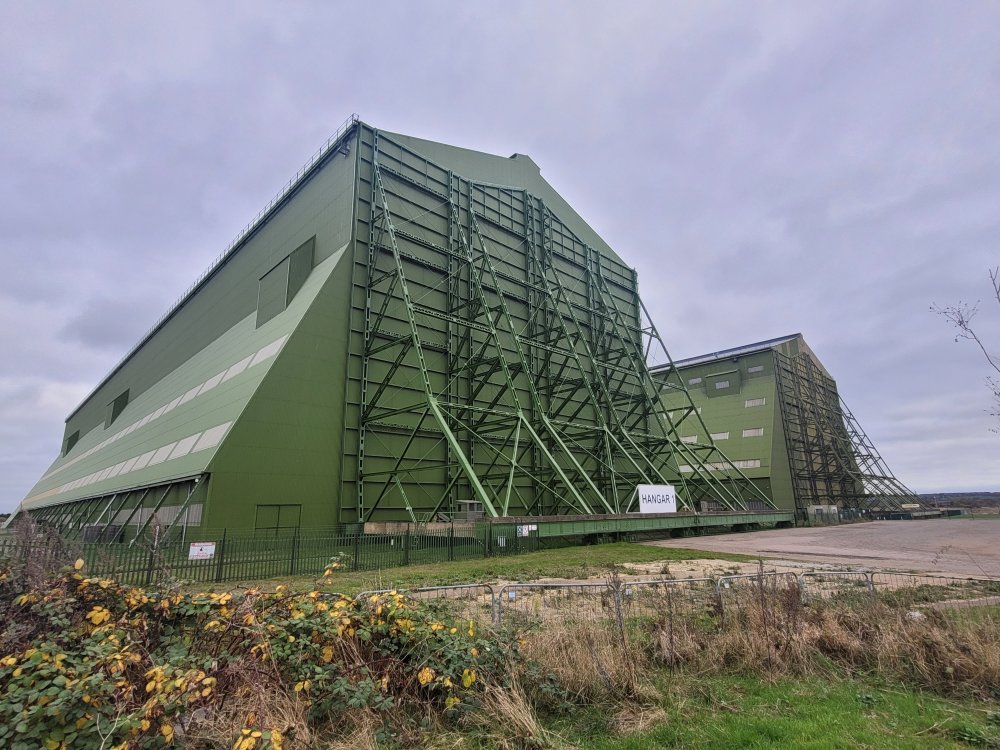 Another view of the Massive Cardington Aircraft Hangars, Bedfordshire