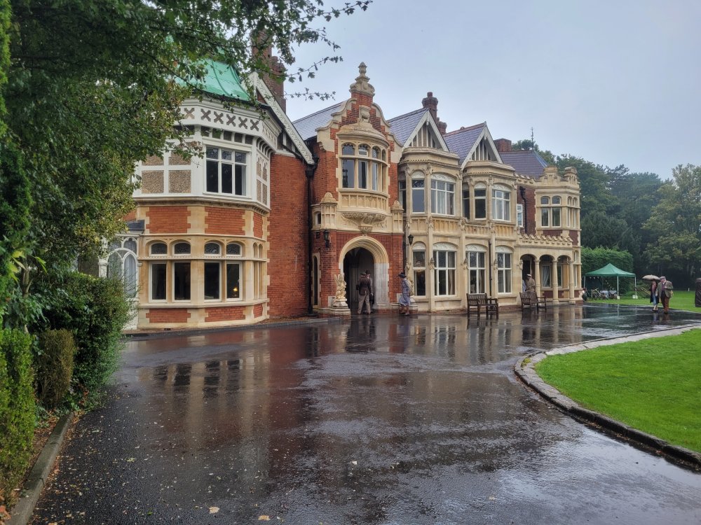 Rainy Day at Bletchley Park, Buckinghamshire