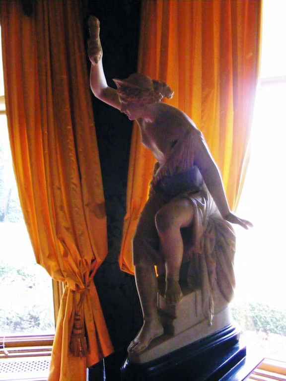 Statue inside Hughenden Manor, Buckinghamshire