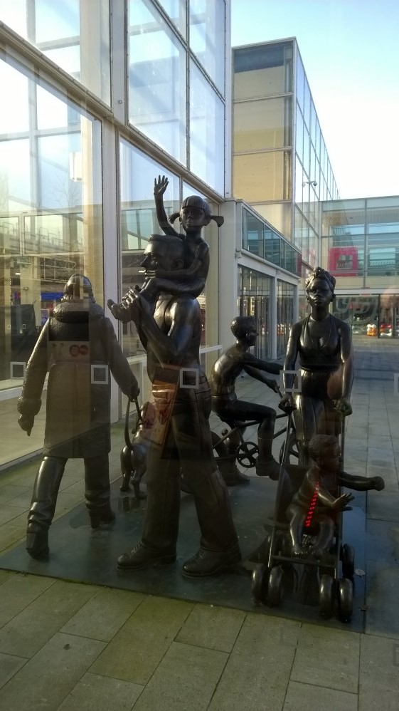 Statue in Milton Keynes Shopping Centre, Buckinghamshire