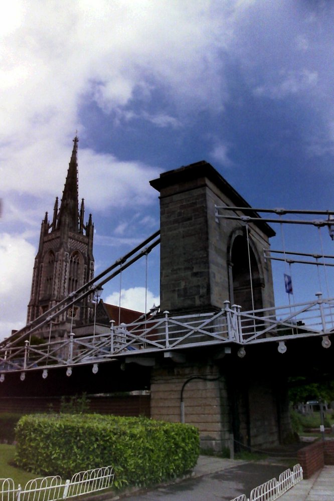 Marlow Church and Suspension Bridge, Buckinghamshire
