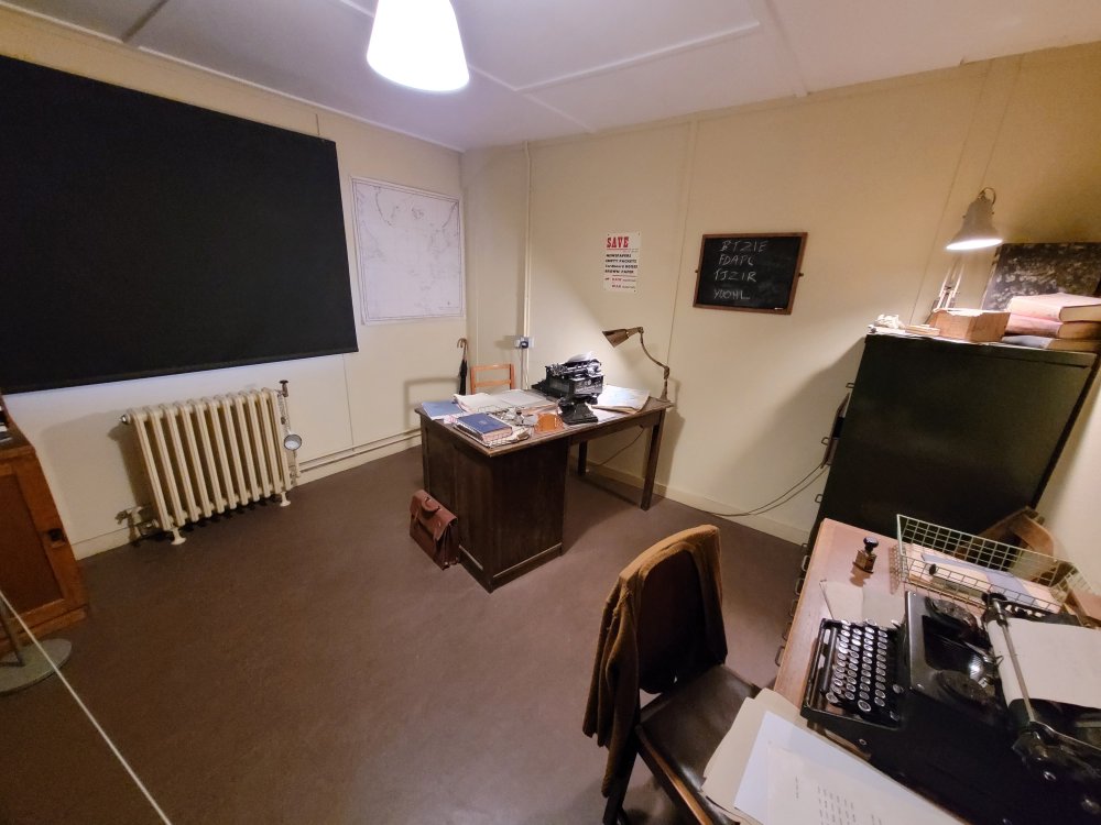 Alan Turing's Office in Hut 8, Bletchley Park, Buckinghamshire