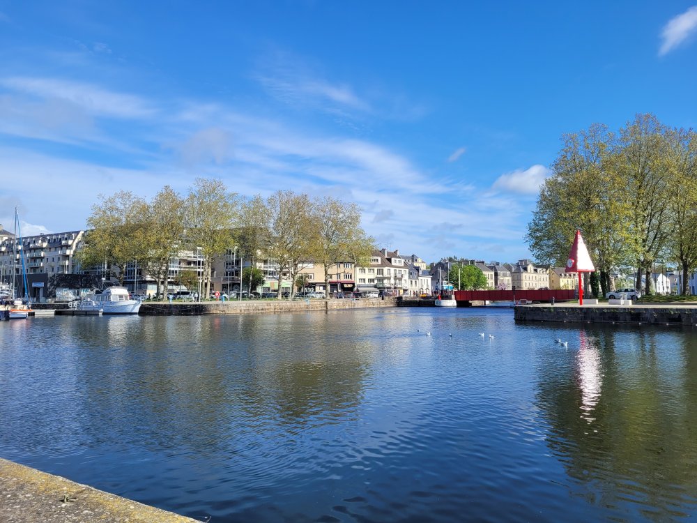 The Old Port at Caen, Normandy, France