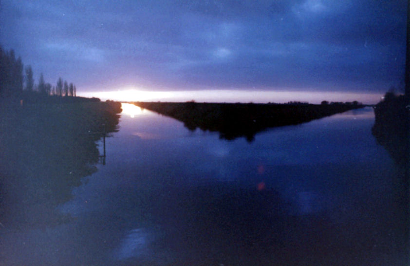 Sunset over The Fens, Cambridgeshire