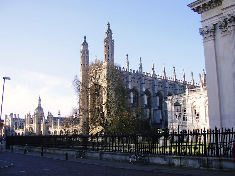 King's College from King's Parade, Cambridge, Cambridgeshire