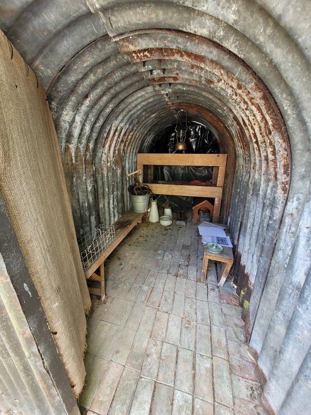 Anderson Shelter, Burwell Museum, Cambridgeshire