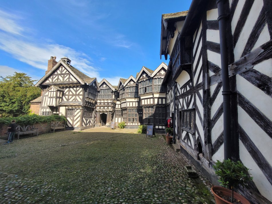 Interior Courtyard at Little Moreton Hall, Cheshire