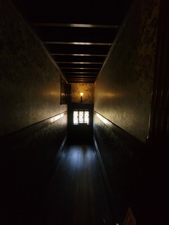 Gloomy Corridor, Bramall Hall, Cheshire