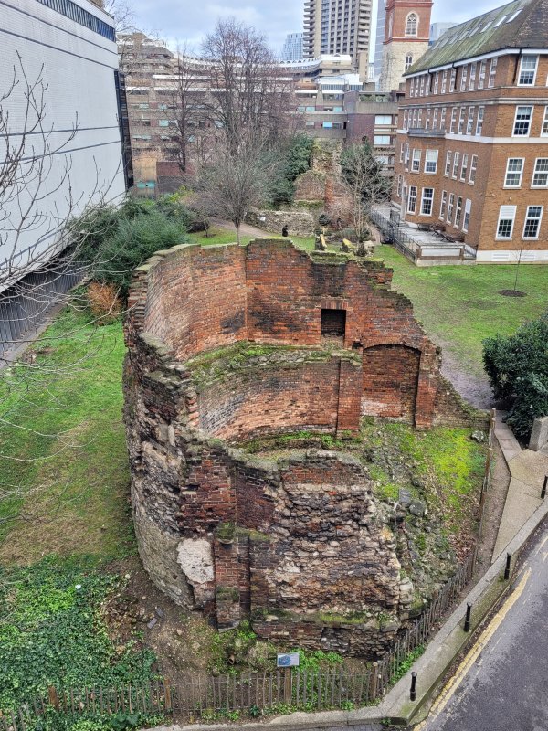 Roman Fort Remains, London Wall, City of London