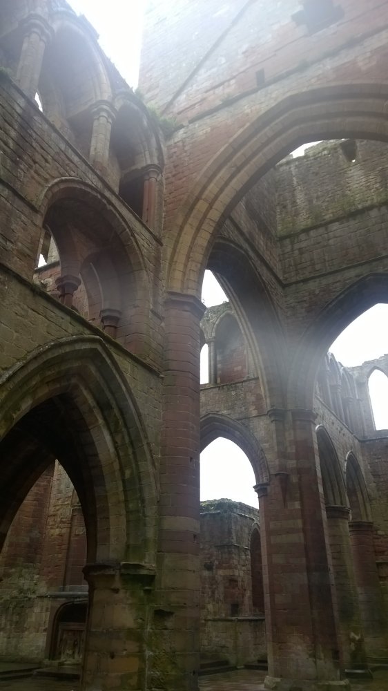 Wet Day at Lanercost Priory, Cumberland