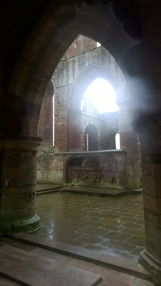 Tombs inside Lanercost Priory, Cumberland