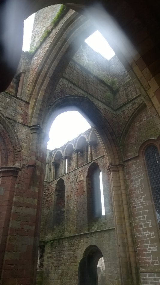 Damp Ruins at Lanercost Priory, Cumberland