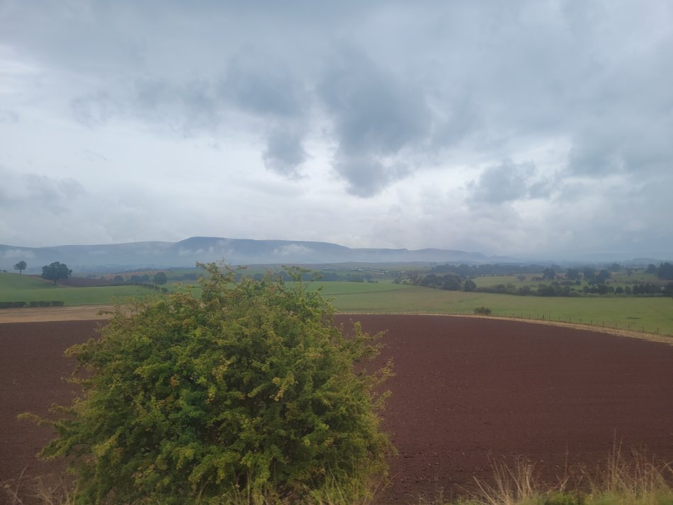Approaching Carlisle on the Settle to Carlisle Railway, Cumberland
