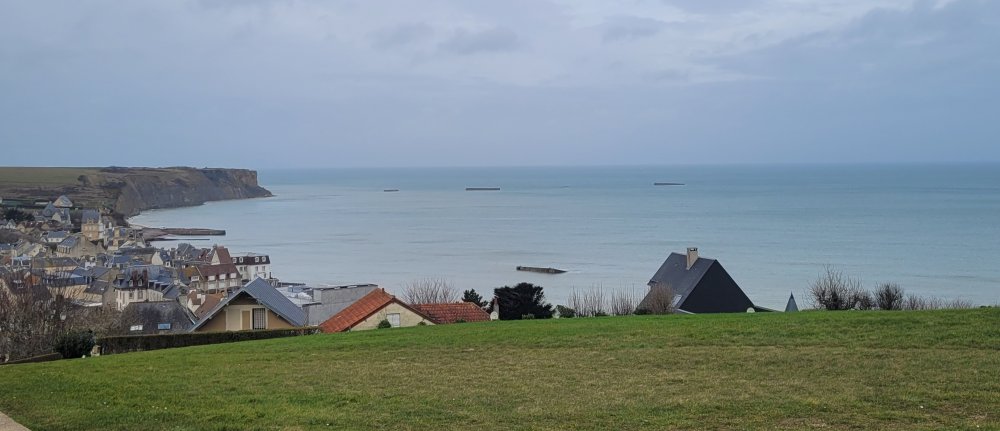Arromanches-les-Bains and the Mulberry Harbour, Normandy, France