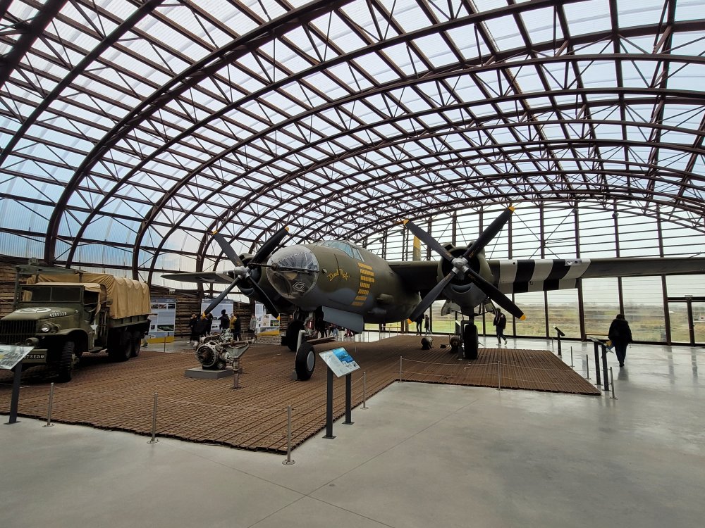 The Impressive B26 at the Utah Beach Museum, France