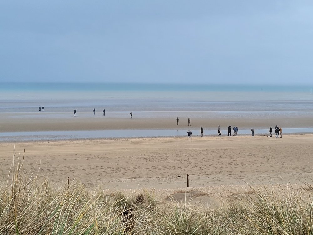 Remembrance on Utah Beach, Normandy, France