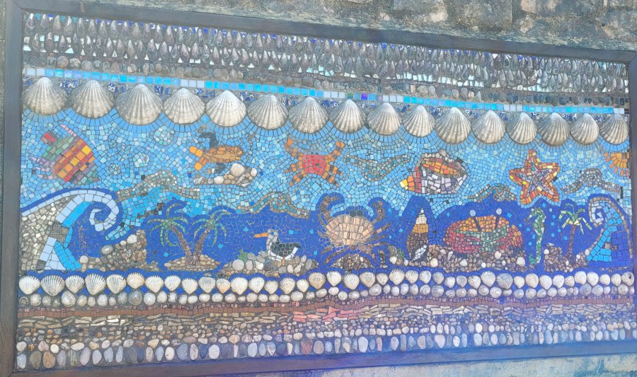 Mural in Brixham, Devon