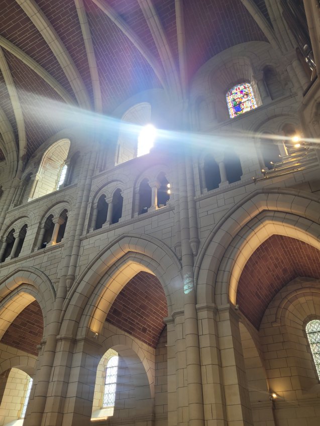 Shining a Light in Buckfast Abbey, Devon