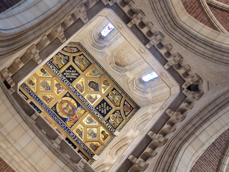 Inside the Tower, Buckfast Abbey, Devon
