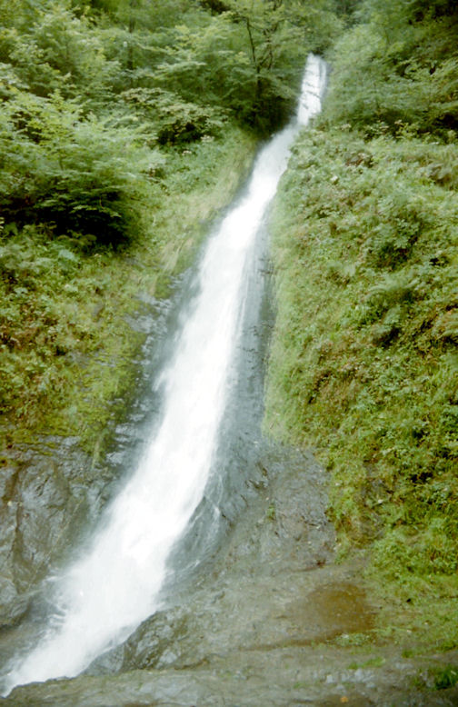 Waterfall in Lydford Gorge, Devon