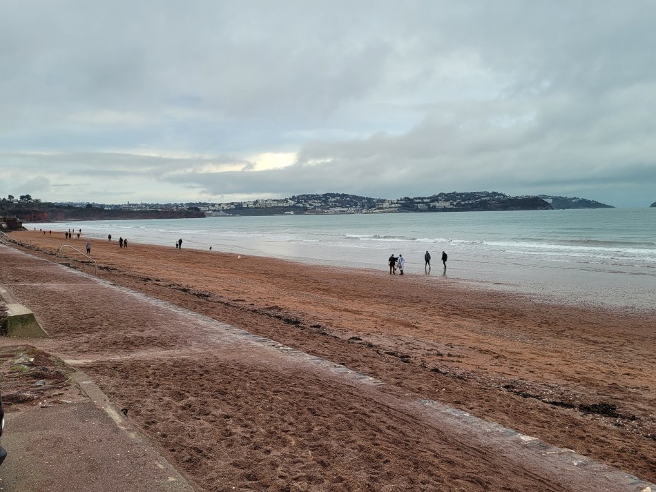 Paignton Seafront looking north towards Torquay, Devon