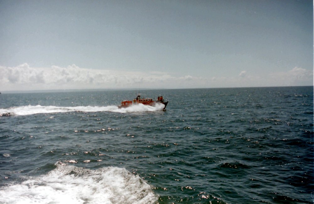 And the Coastguard were out too! Lundy Island, Devon