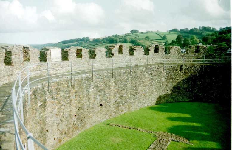 Interior of Totnes Castle, Devon