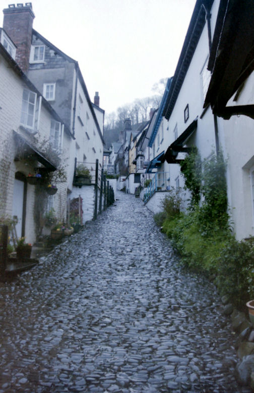 The Walk Back Up! - Clovelly, Devon