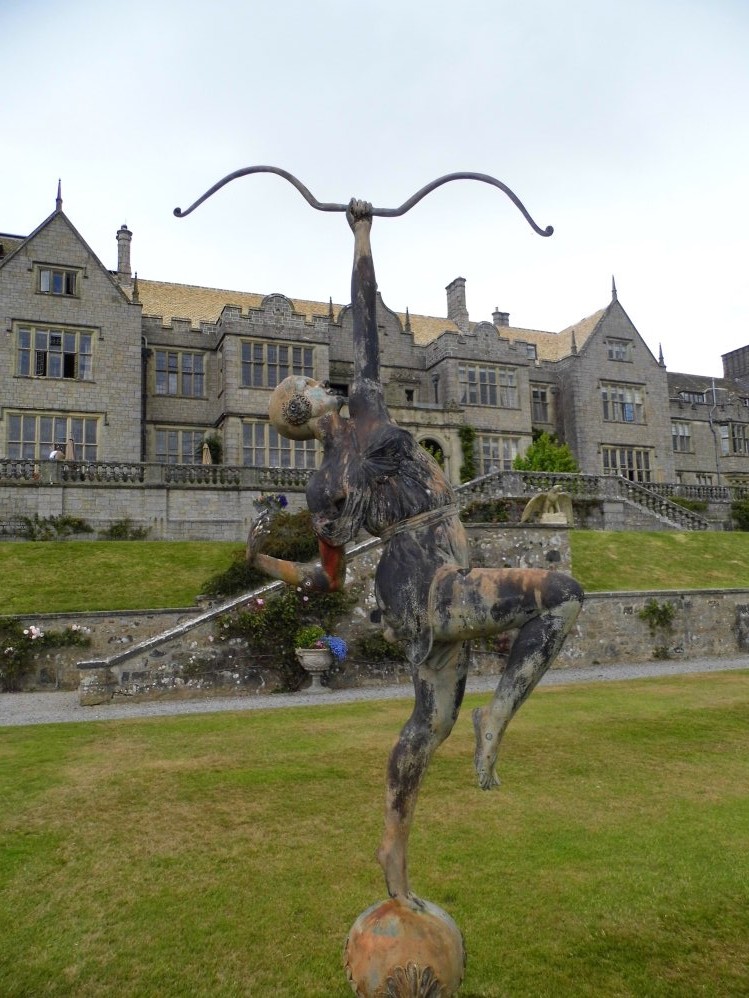 Detail of Statue, Bovey Castle, Devon