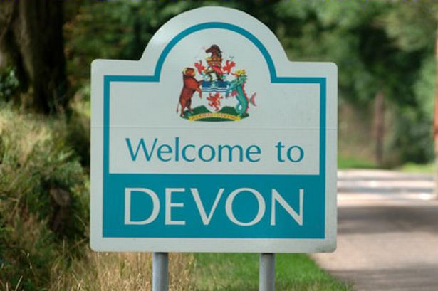 Devon Road Sign
