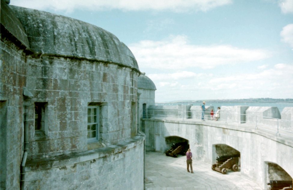 Inside Portland Castle, Dorset
