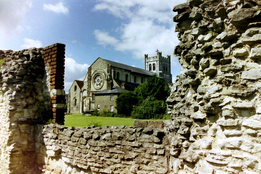 Another view of the Abbey, Waltham Abbey, Essex