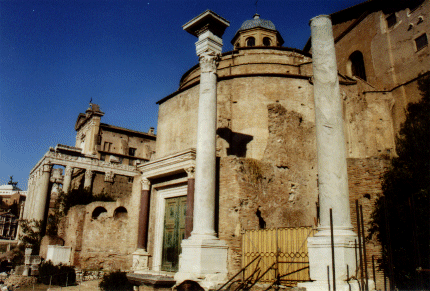 Temple of Divus Romulus, Forum, Rome, Italy