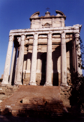 Temple of Antoninus and Faustina, Forum, Rome, Italy