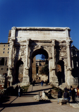 Arch of Septimus Severus, Forum, Rome, Italy