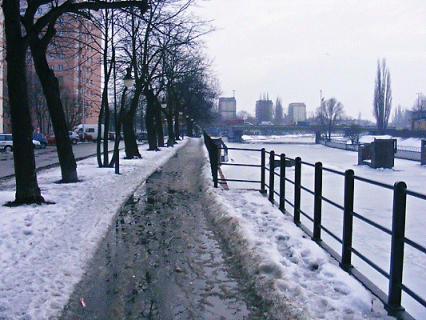 Gdańsk in the Snow, Poland