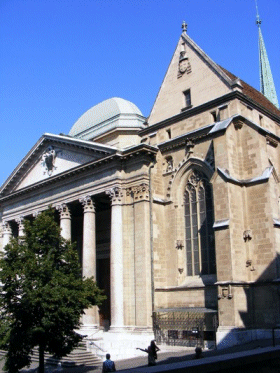Another view of Geneva Cathedral, Switzerland