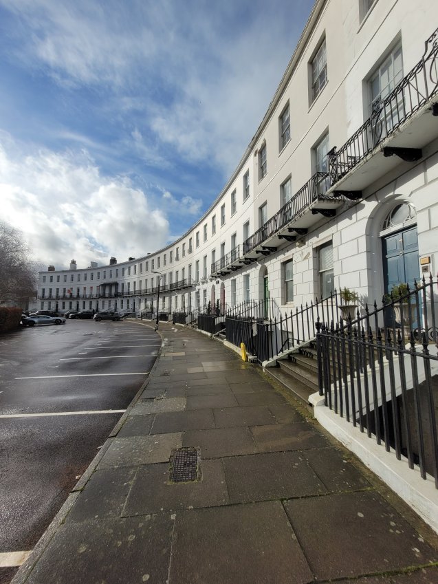 Regency Facade, The Royal Crescent, Cheltenham, Gloucestershire