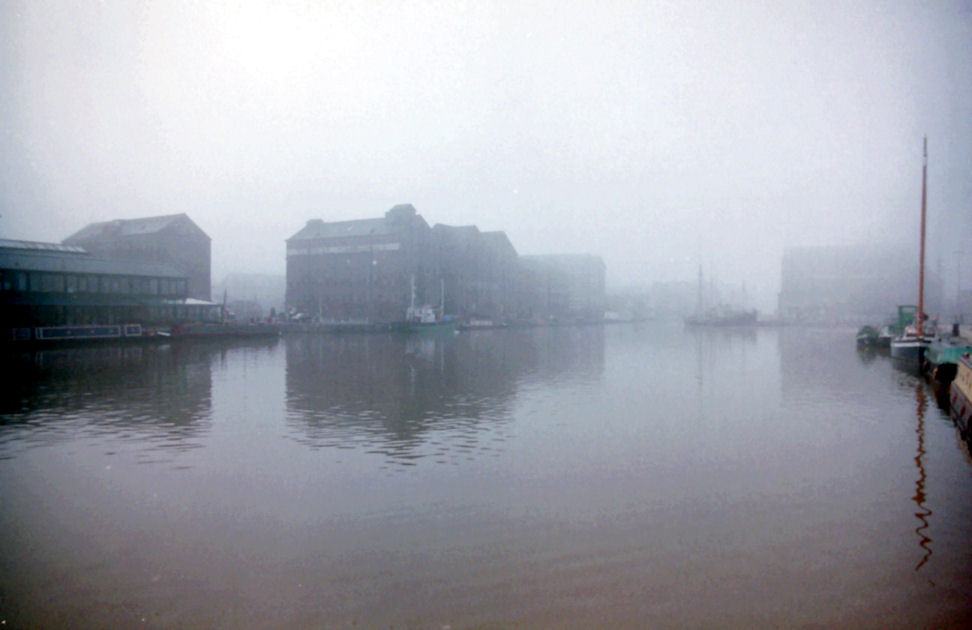 Misty Day at Gloucester Docks, Gloucestershire