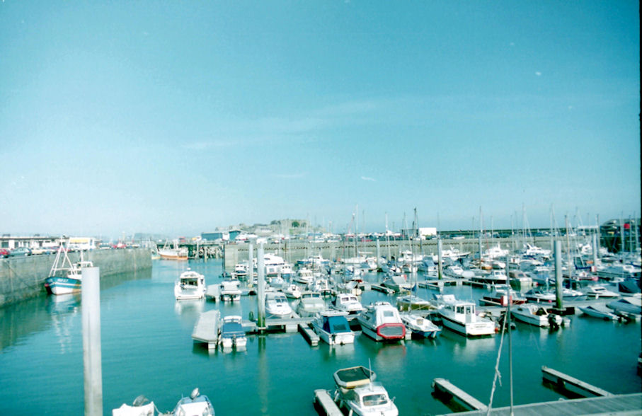 View of St. Peter Port, Guernsey, Channel Islands
