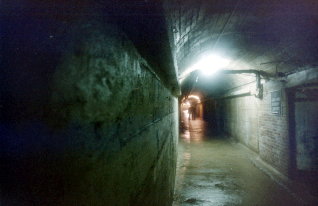 Inside the German Underground Hospital, Guernsey, Channel Islands
