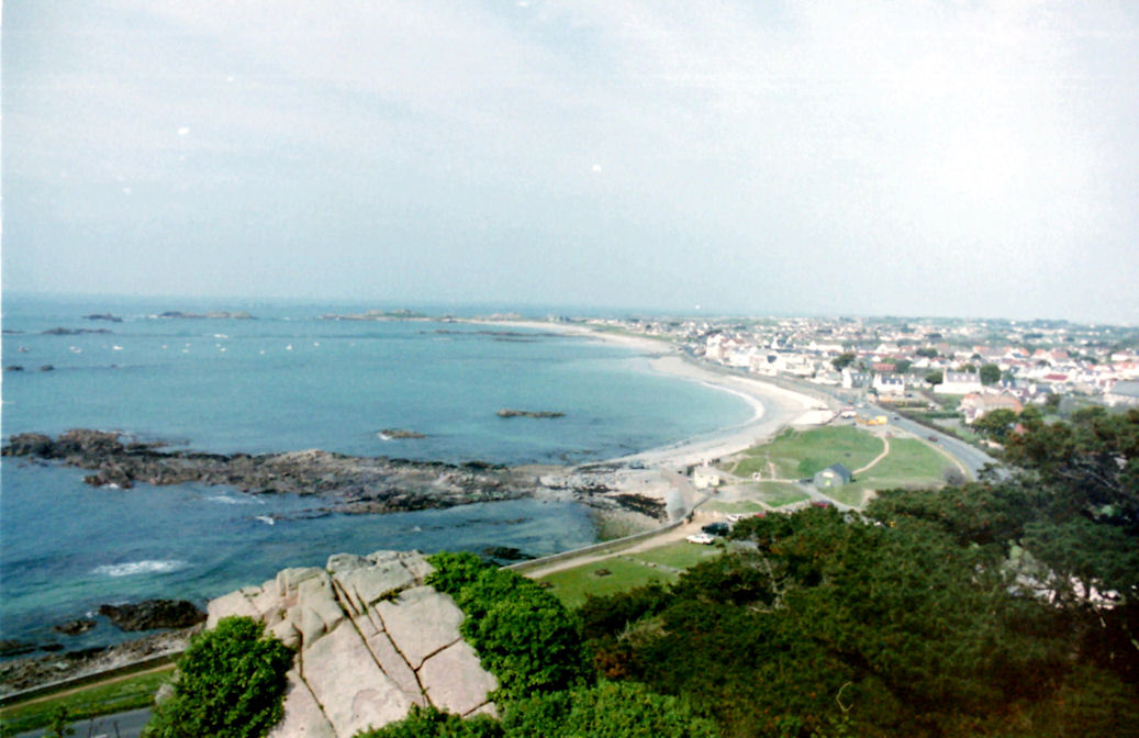 View from Vale Castle, Guernsey, Channel Islands