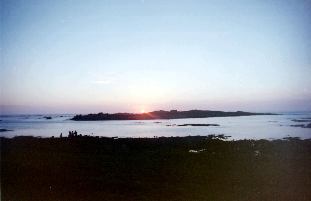 Sunset over Lihou Island, Guernsey, Channel Islands