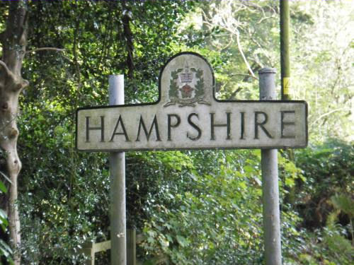Hampshire Road Sign